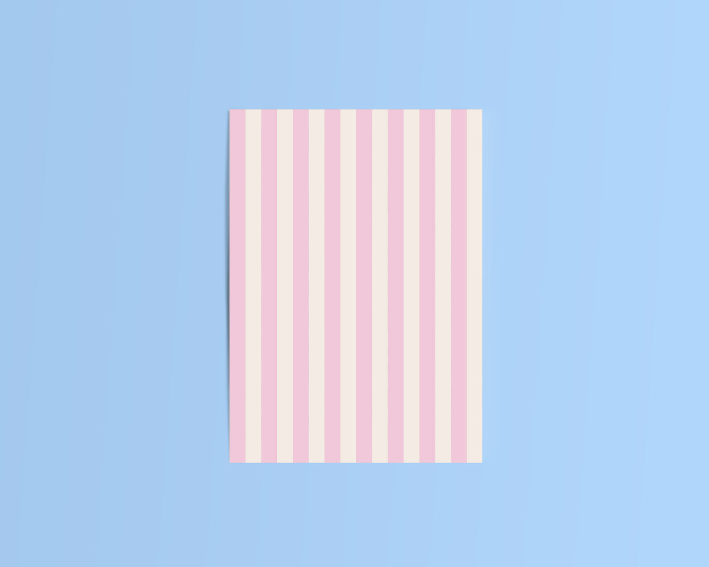 Pastel Stripe Journal/Crafting Papers