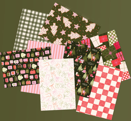 Christmassy Journal/Crafting Papers