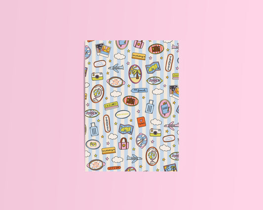 Travel Themed Journal/Crafting Papers
