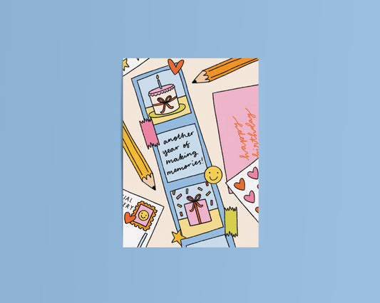 Another Year of Making Memories Birthday Card