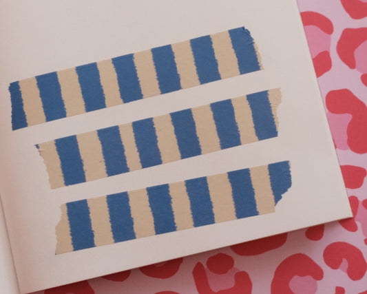 Blue Stripe Washi Tape