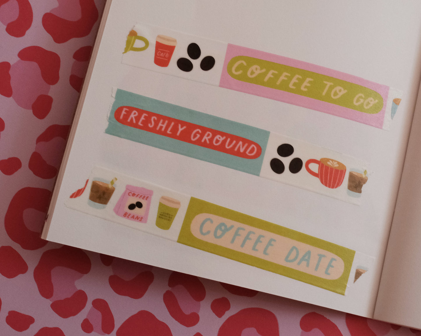 Coffee Date Washi Tape