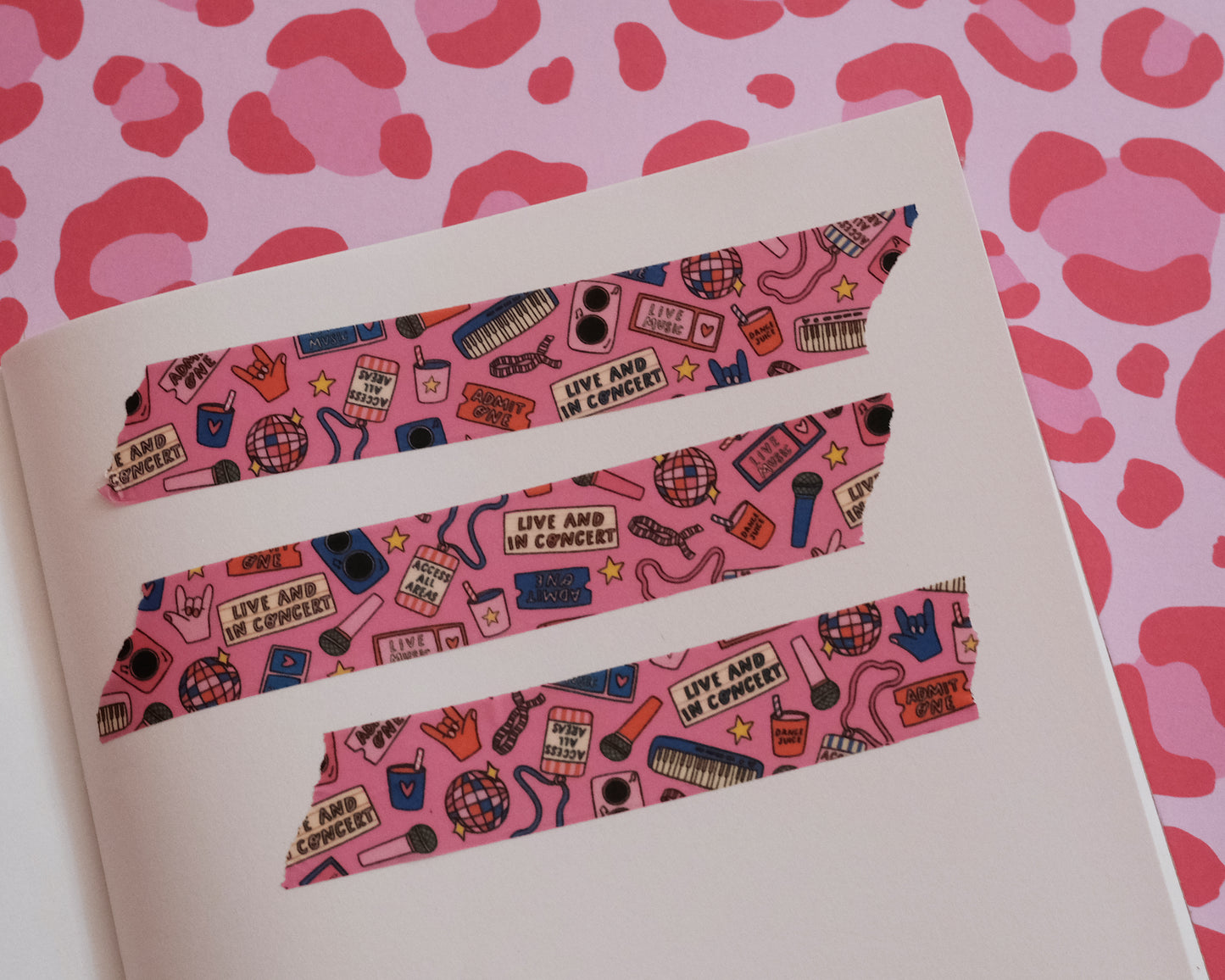 Concert Themed Washi Tape