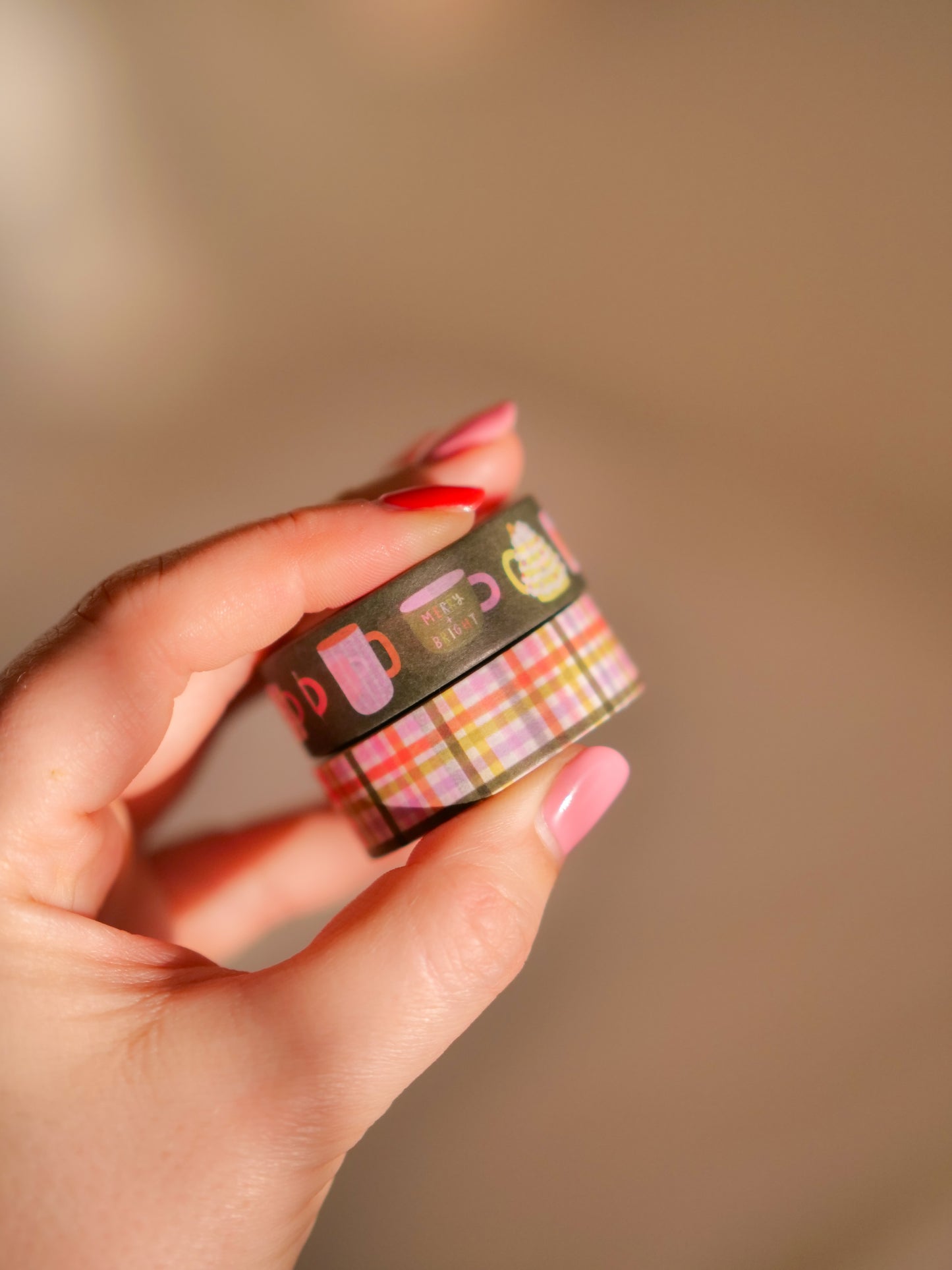 Festive Mugs Washi Tape