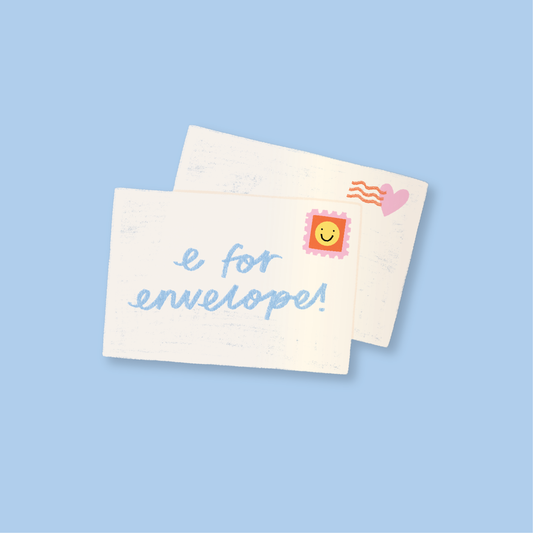 E for Envelope Vinyl Sticker