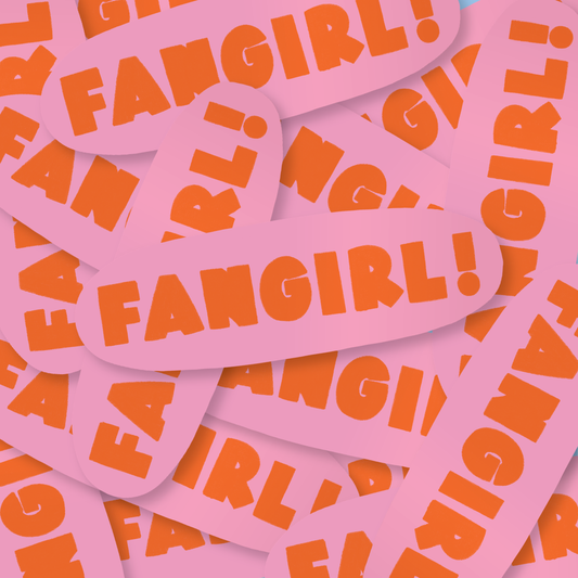 Fangirl Vinyl Sticker