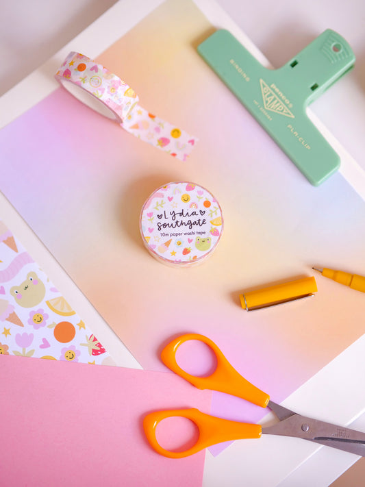 Frog, Worm and Friends Washi Tape