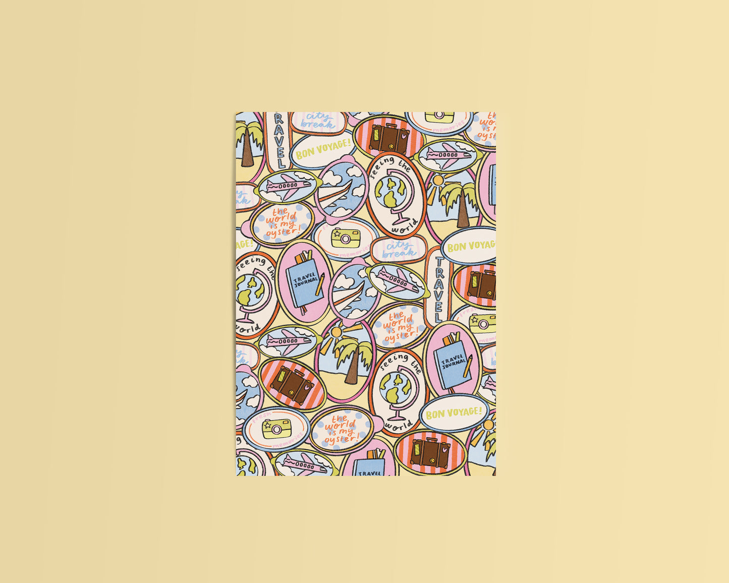 Travel Themed Journal/Crafting Papers