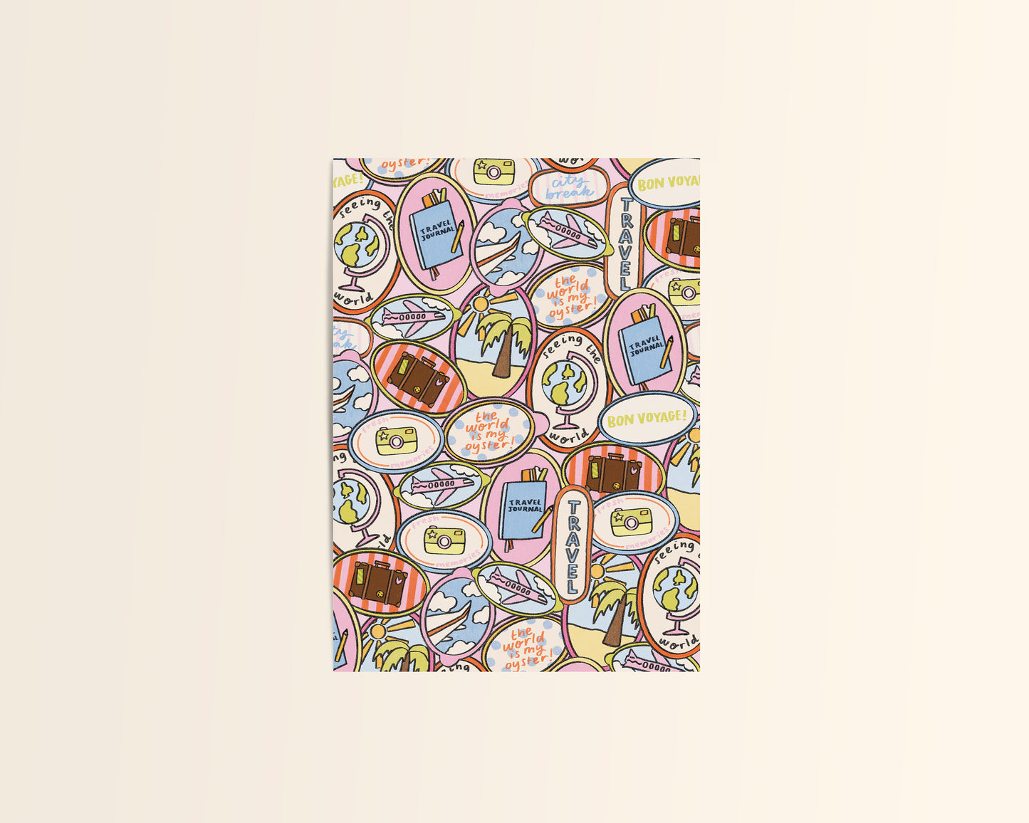 Travel Themed Journal/Crafting Papers