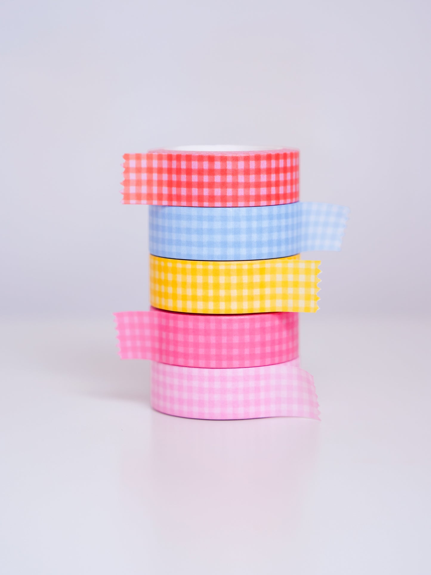 Butter Gingham Washi Tape - NEW COLOURS