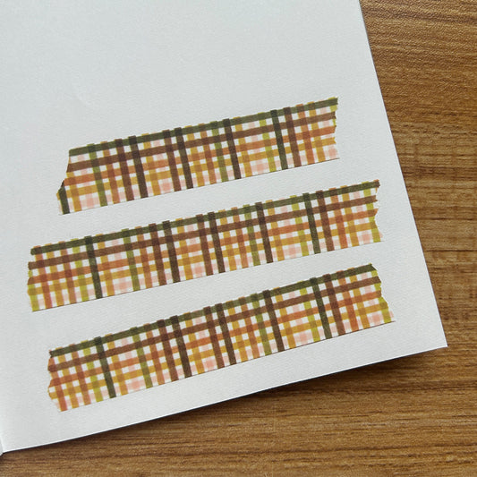 Cosy Gingham Washi Tape