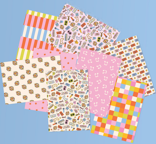 Summer Concert Themed Journal/Crafting Papers