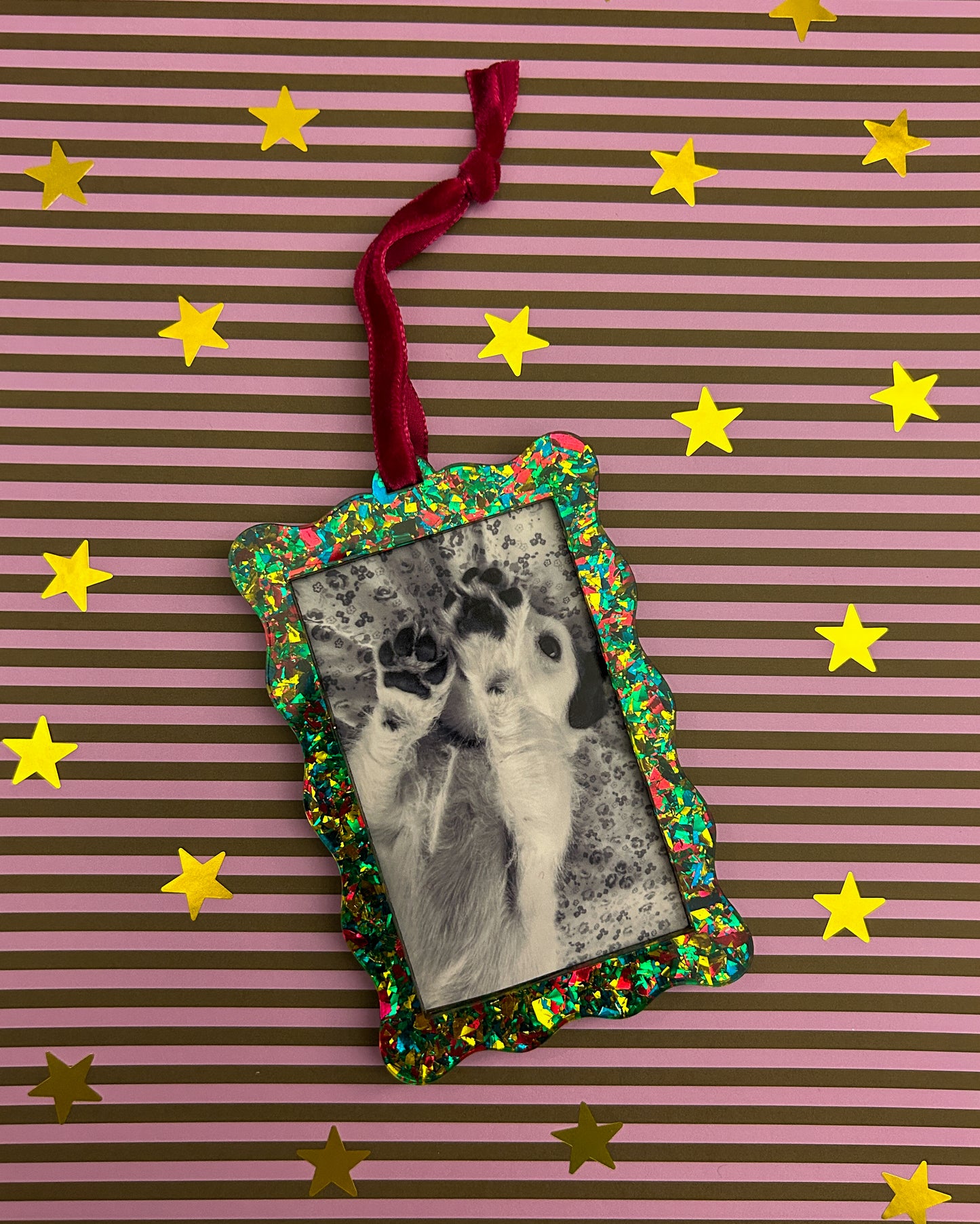 Wavy Photo Frame Hanging Decoration