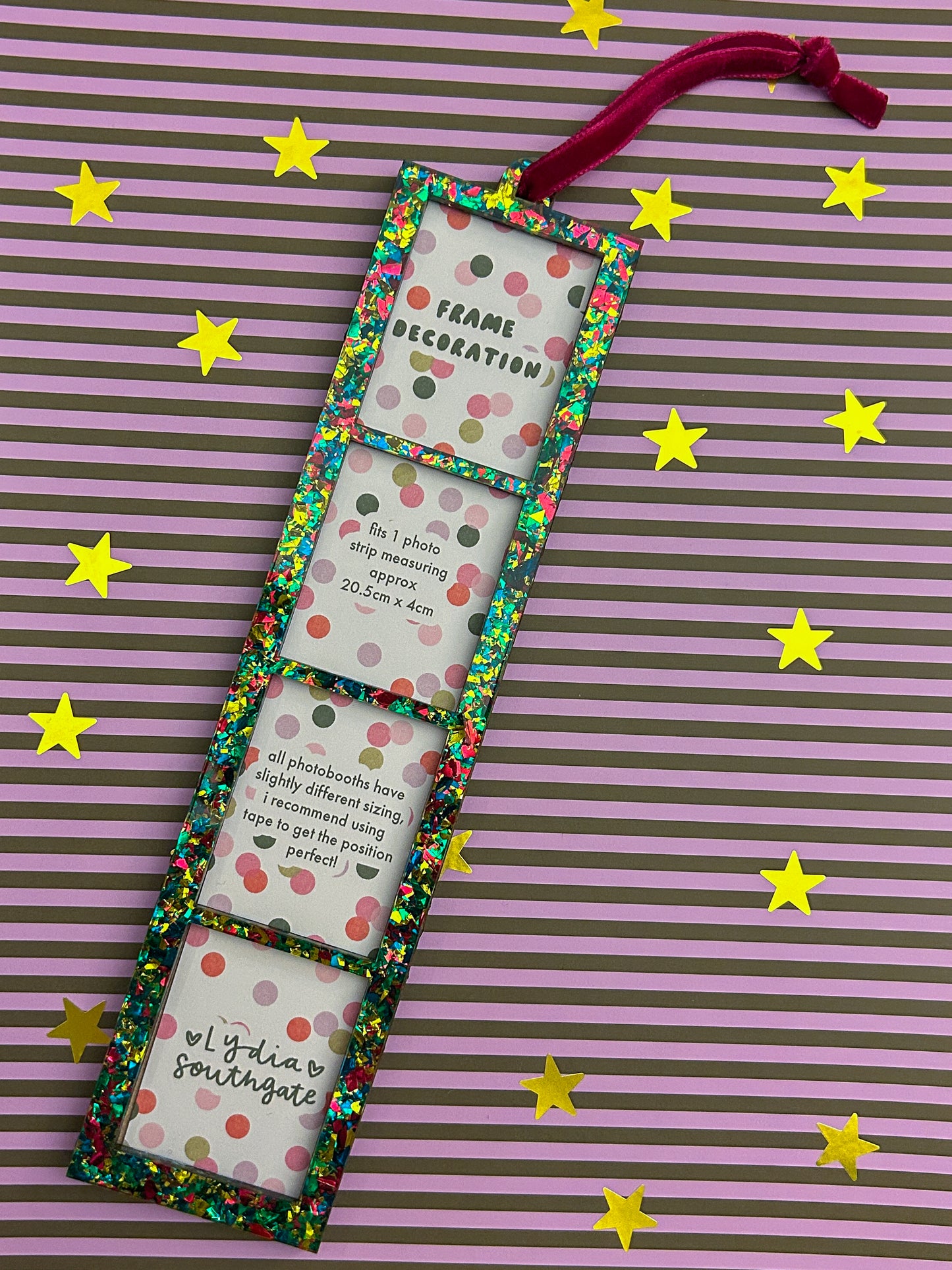 Photobooth Frame Hanging Decoration