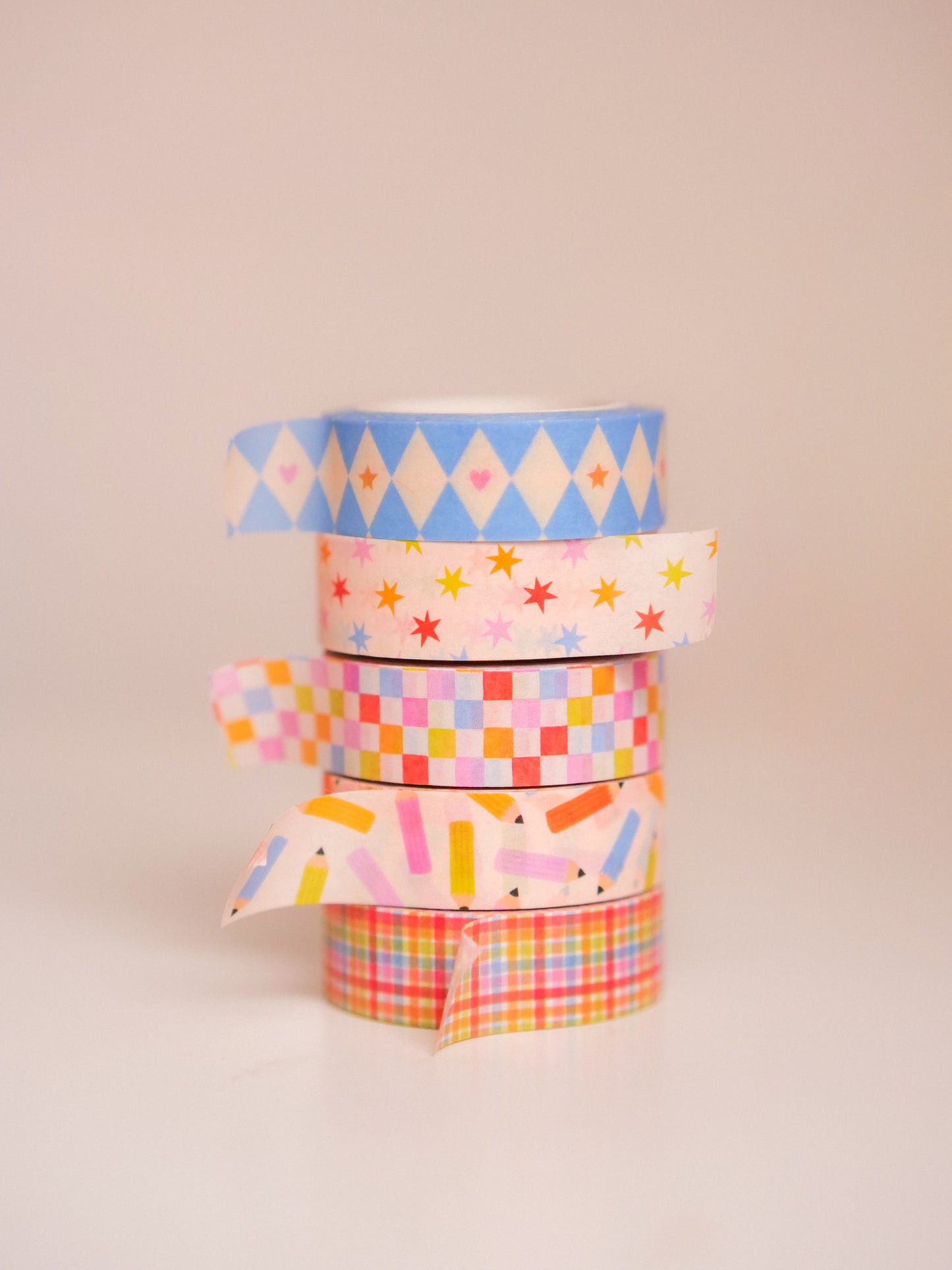 Cornflower Harlequin Washi Tape