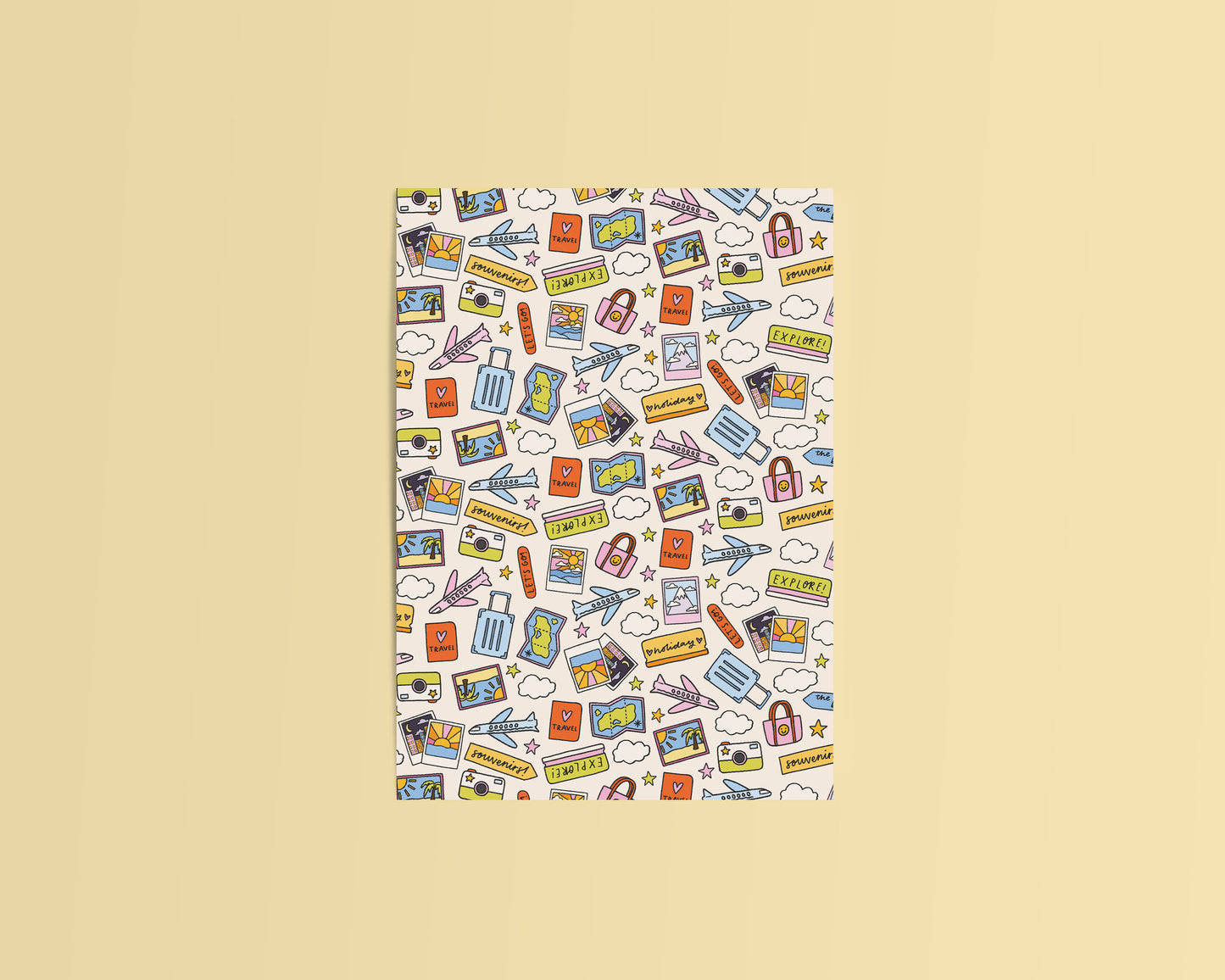 Travel Themed Journal/Crafting Papers