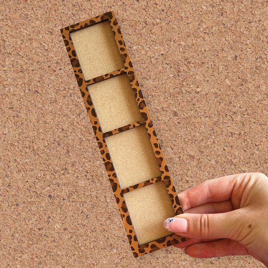 Leopard Print Photobooth Frame Magnet Decoration