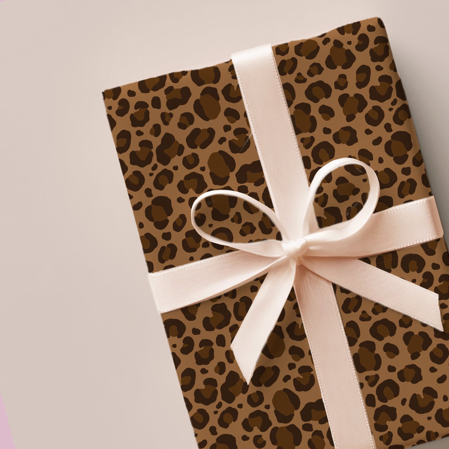 Leopard Print Wrapping Paper Sheets