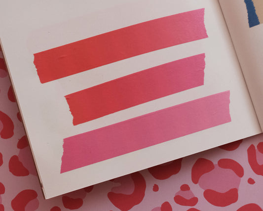 Red and Pink Gradient Washi Tape