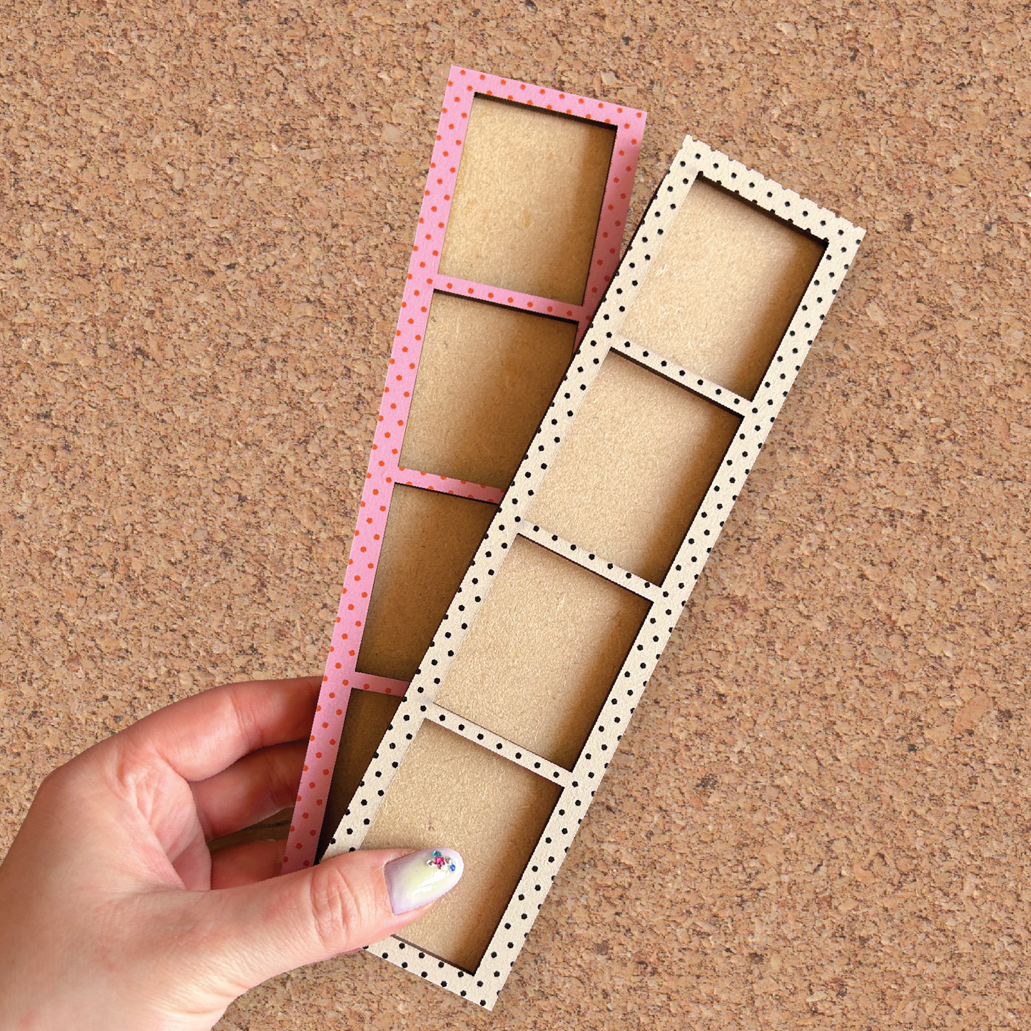 Polka Dot Photobooth Frame Magnet Decoration