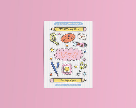 StationeryFest Sticker Sheet