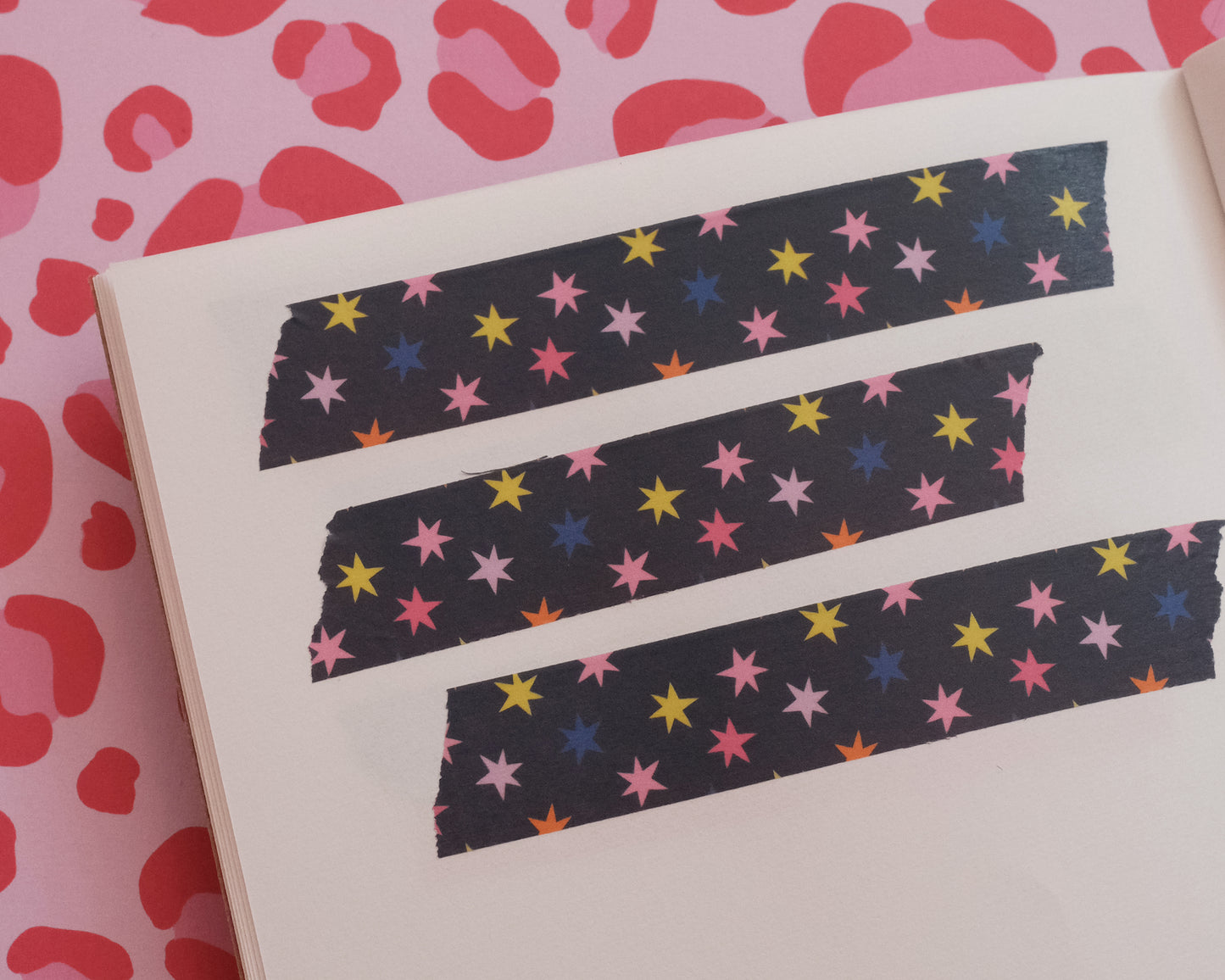Multicoloured Stars Washi Tape