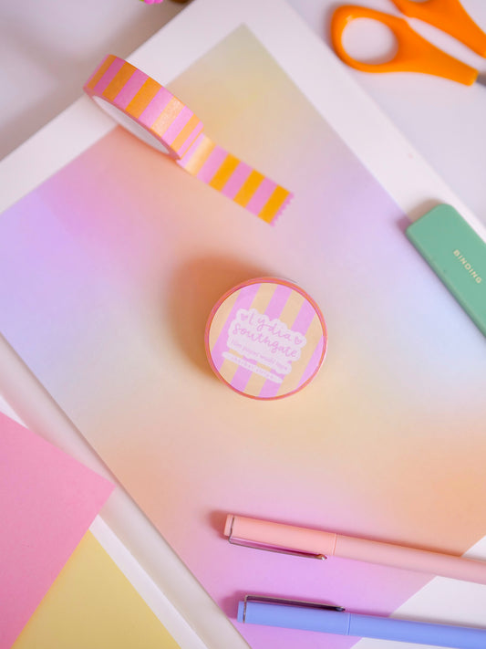 Sherbet Stripe Washi Tape