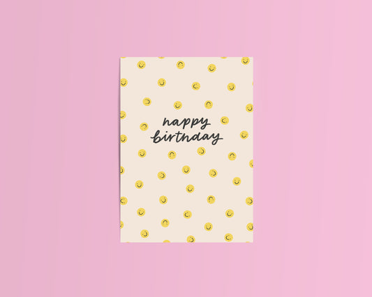 Happy Birthday Smiles Card