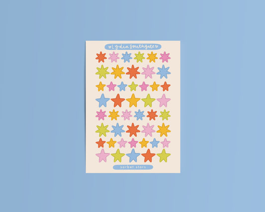 Mini Stars Sticker Sheet