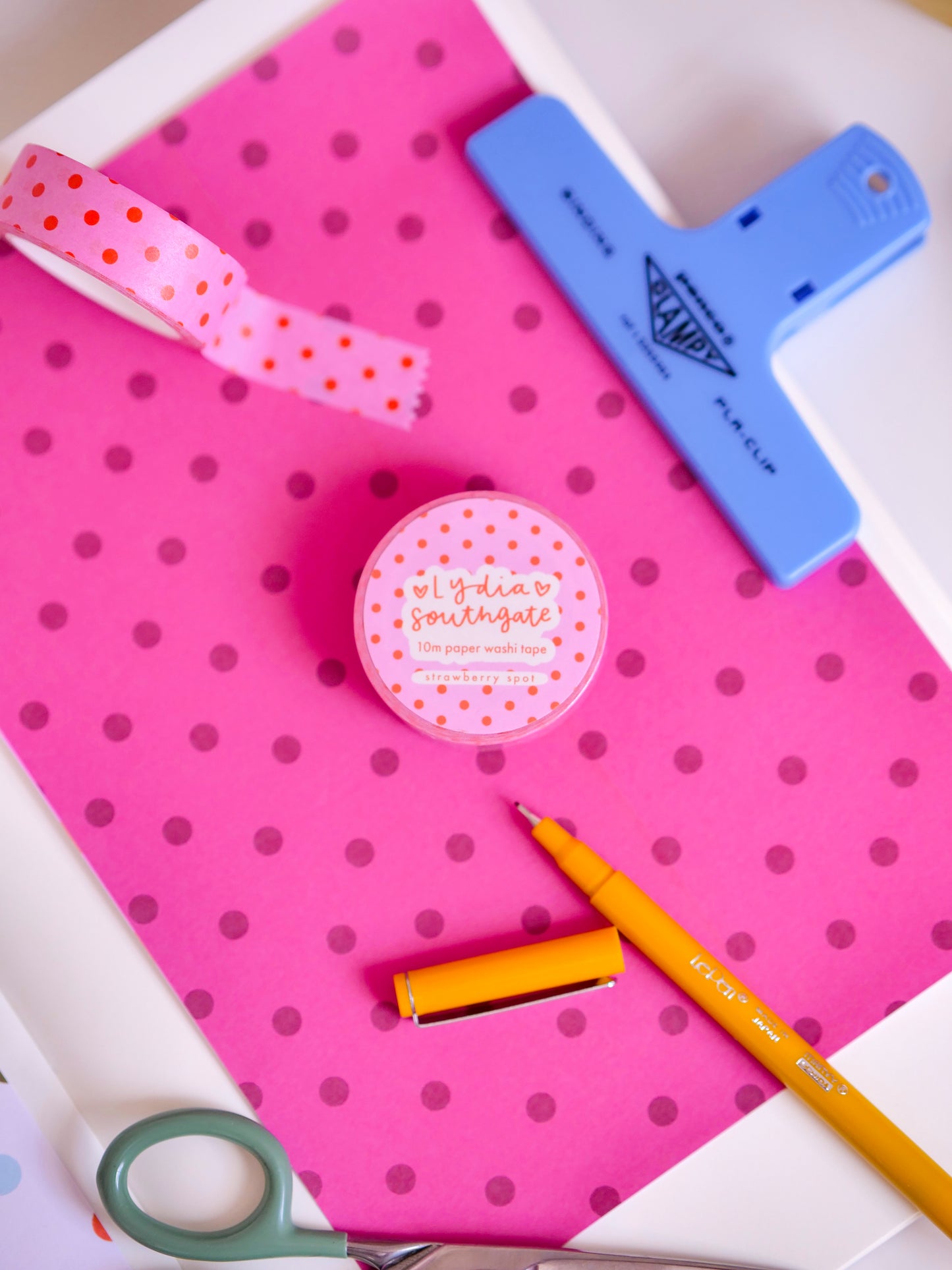 Strawberry Spot Washi Tape