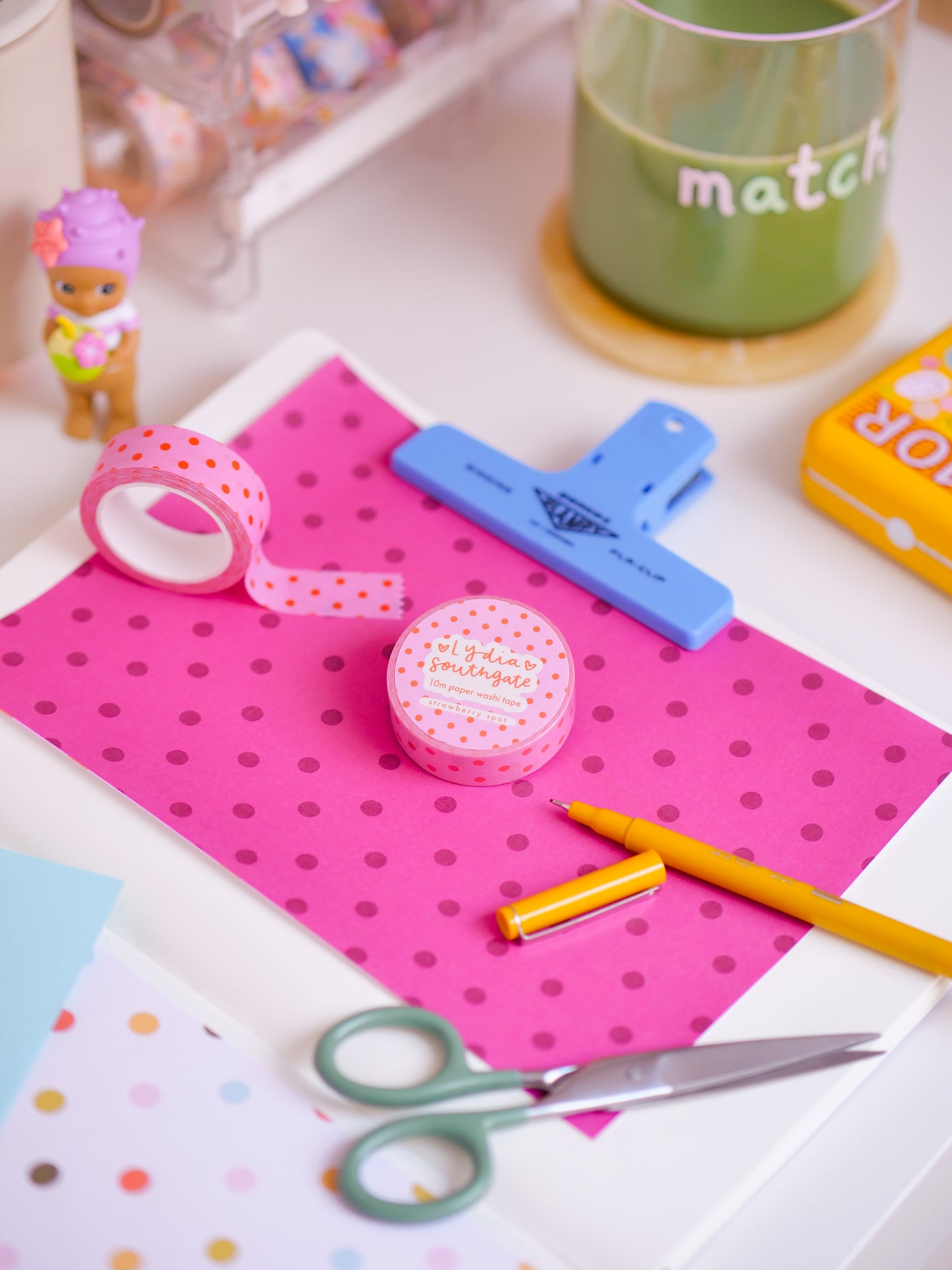 Strawberry Spot Washi Tape