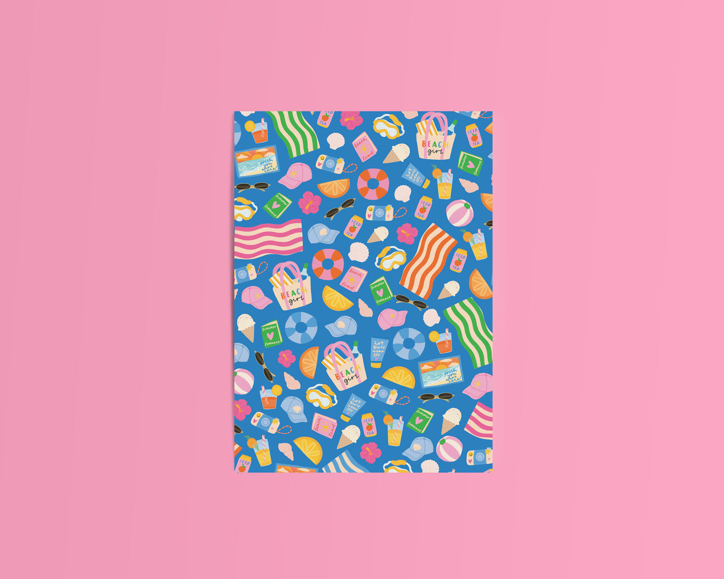Summer Themed Deco Crafting Papers