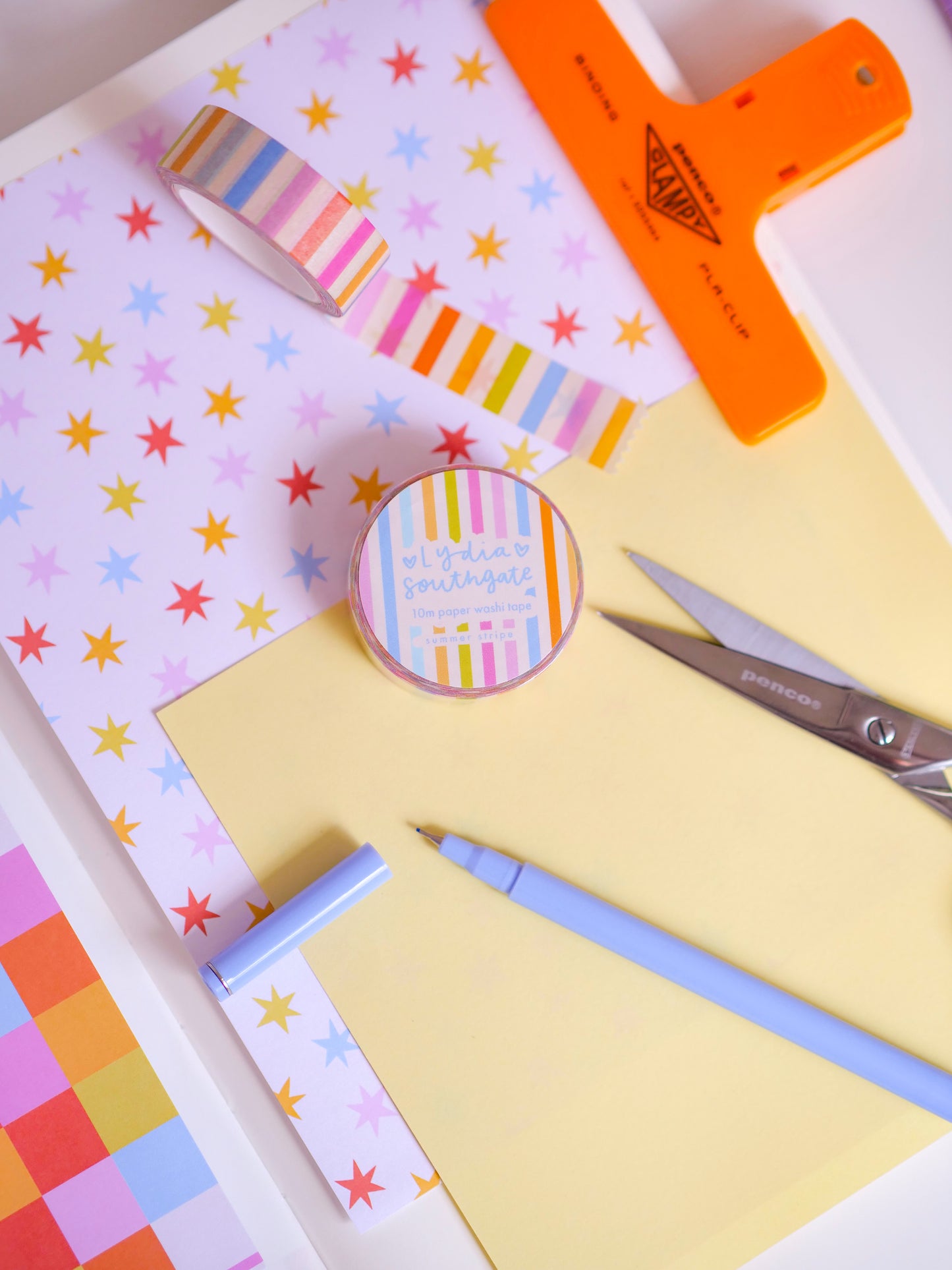 Summer Stripe Washi Tape