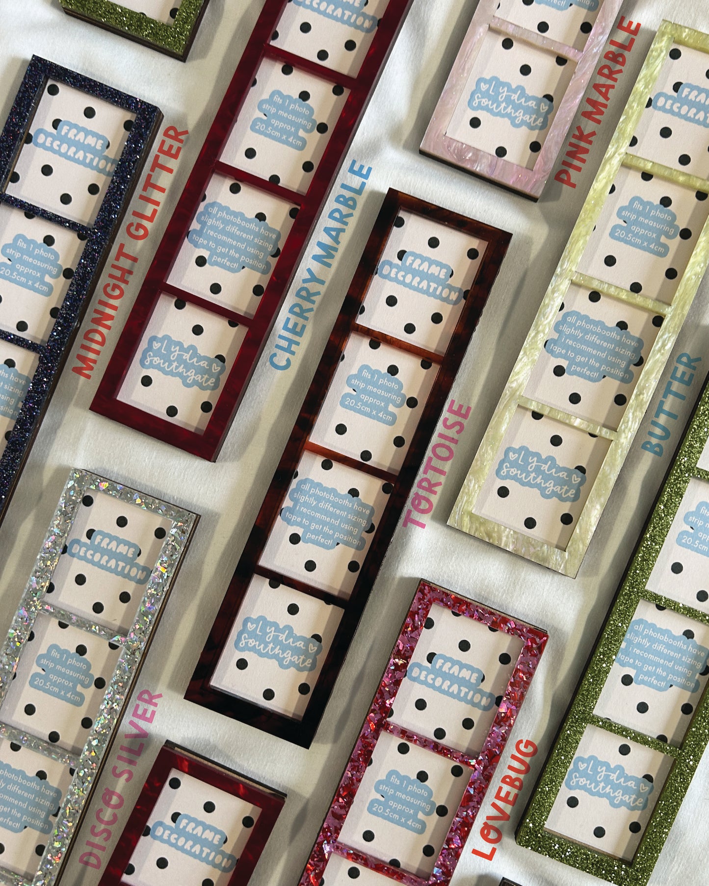 Photobooth Frame Magnet Decoration - MADE TO ORDER