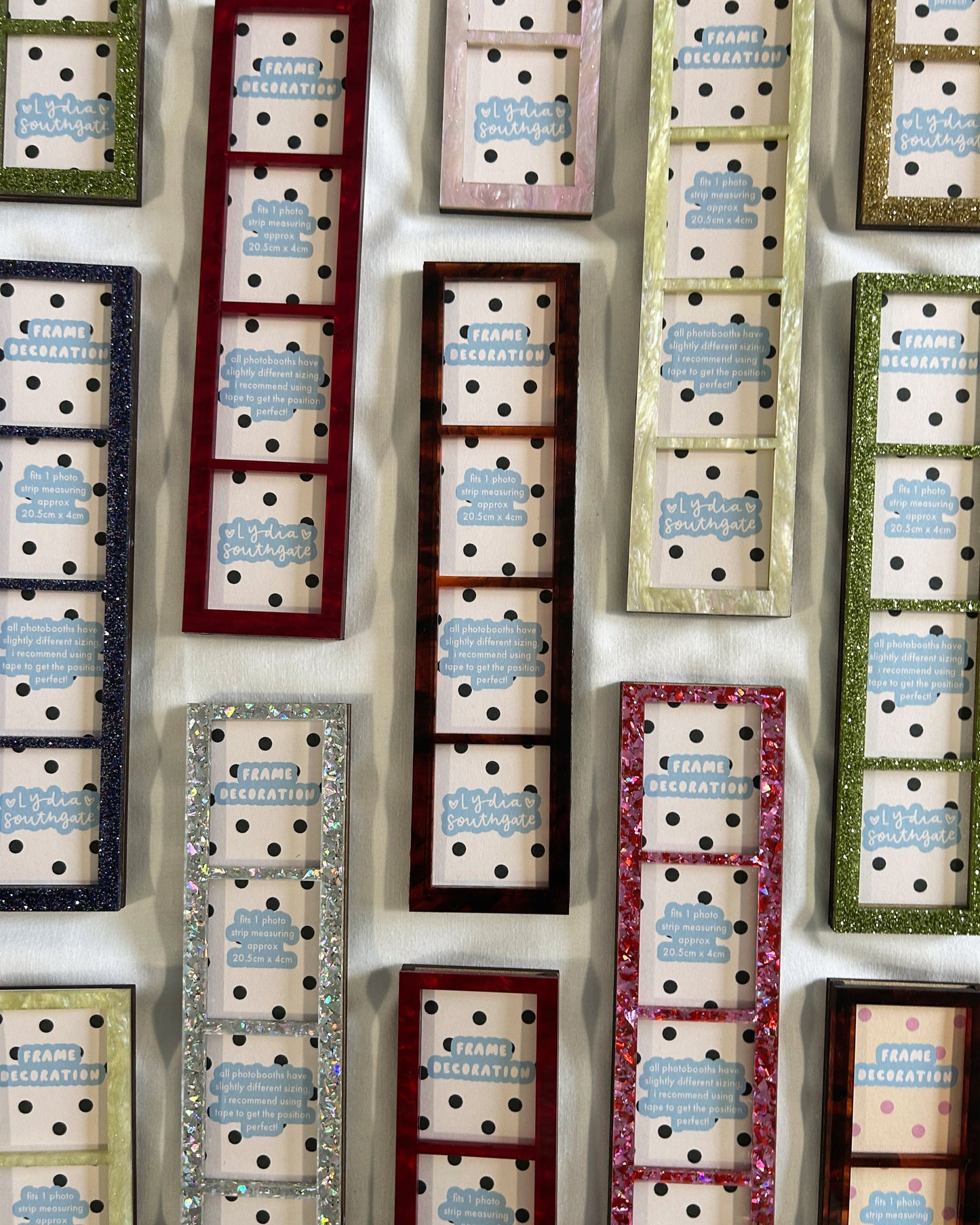 Photobooth Frame Magnet Decoration - MADE TO ORDER