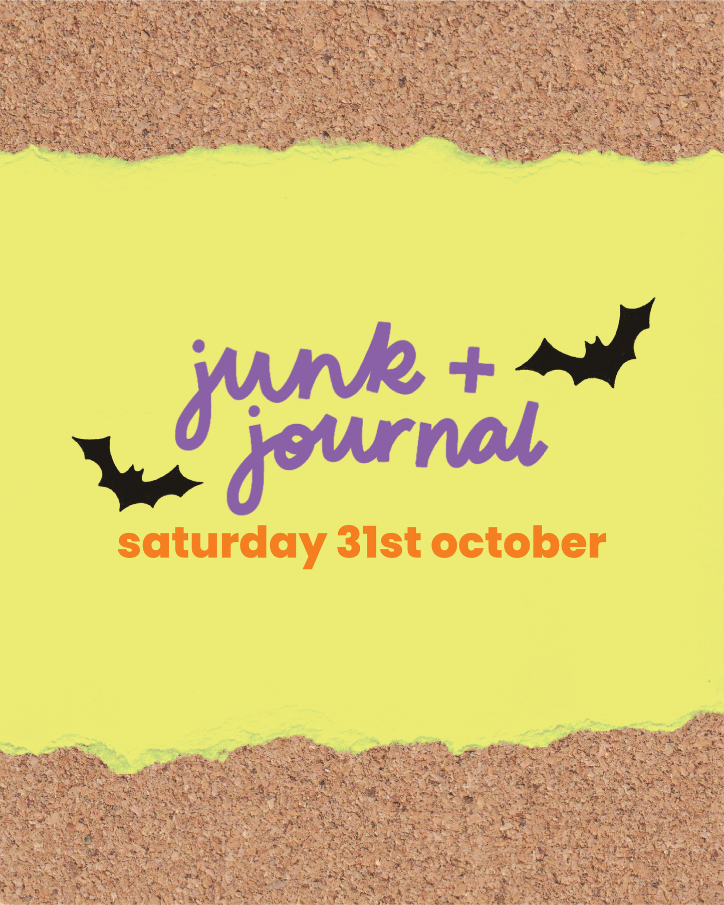 Junk + Journal Workshop Ticket - 31st October