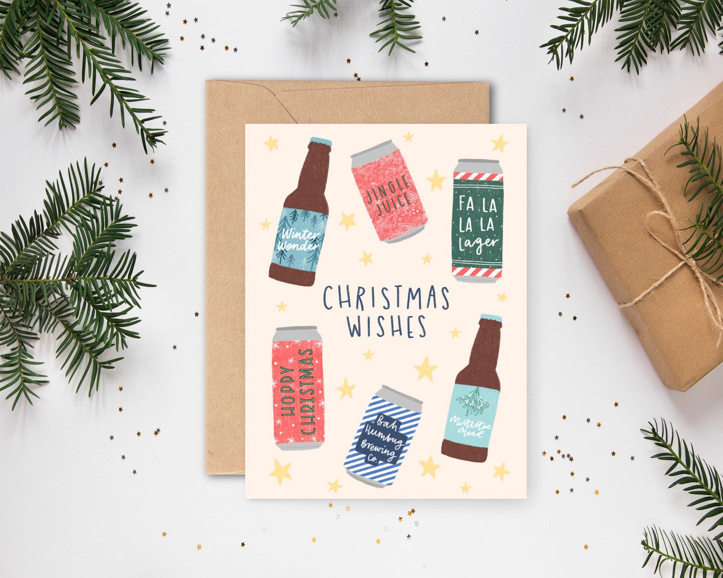 Christmas Beer Card
