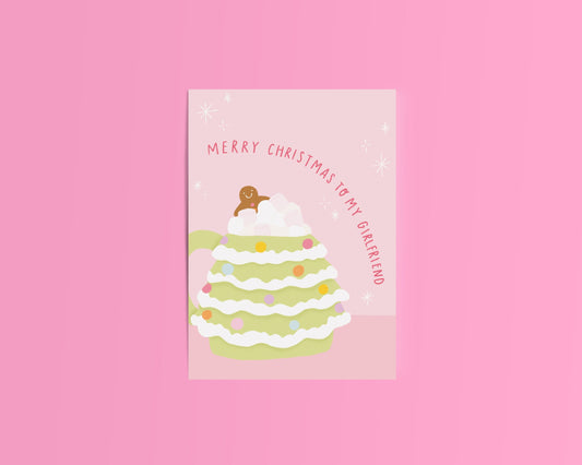 Merry Christmas to my Girlfriend Christmas Card