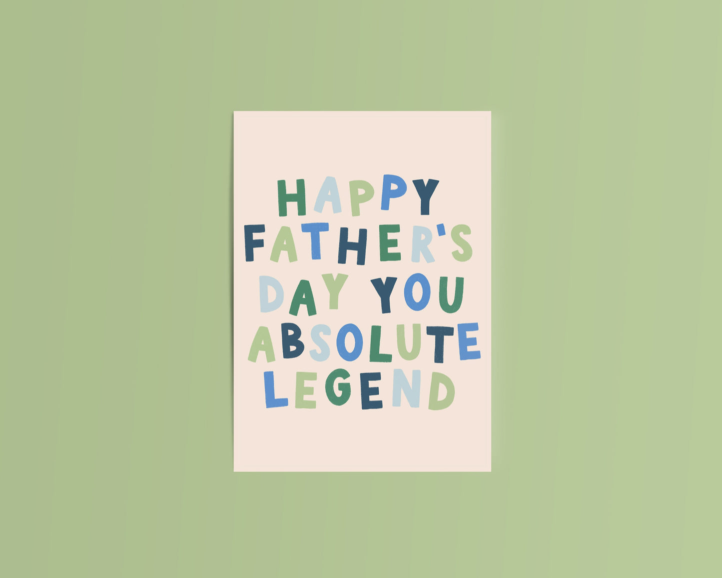 Happy Father's Day Legend Card