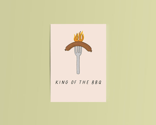 King of the BBQ Card