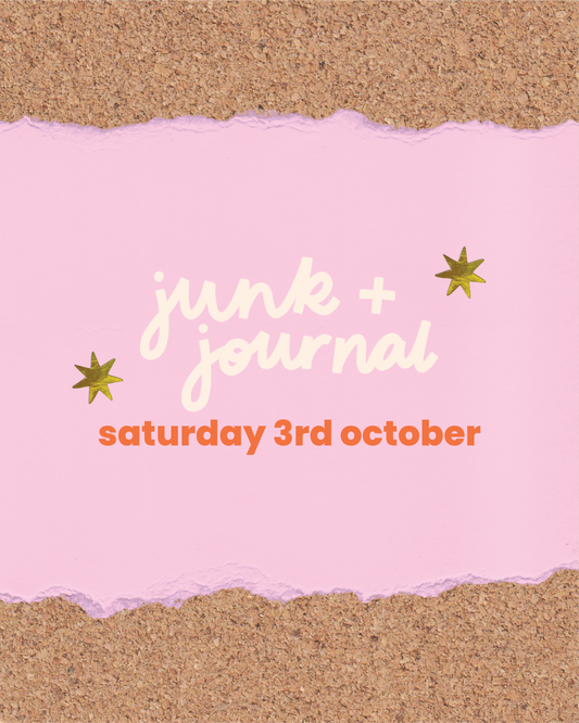 Junk + Journal Workshop Ticket - 3rd October